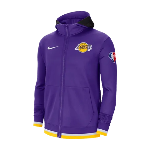 سویشرت تمام زیپ نایکی Los Angeles Lakers